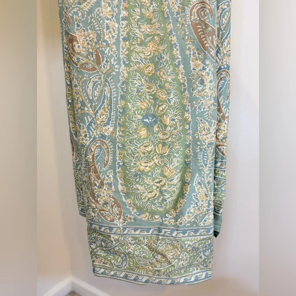 🌾 Pottery Barn Paisley Duvet Cover &‎ Two Standard Pillow Cases